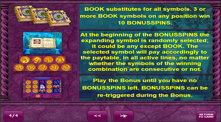 Play Book of Fortune is a Browser Game