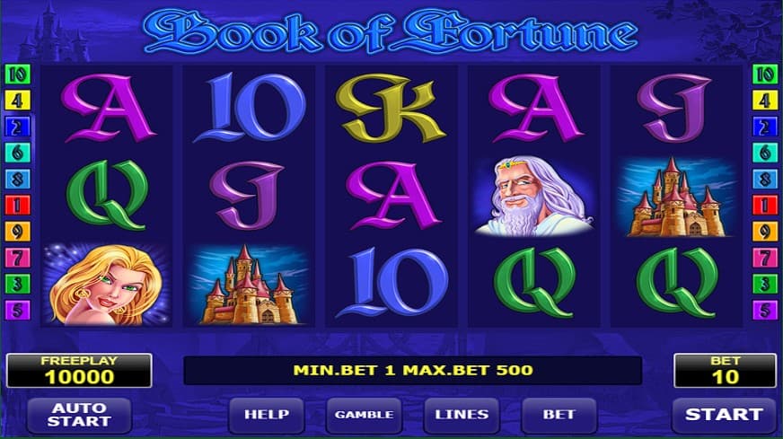 Play Book of Fortune Slot Machine at Ruby Vegas