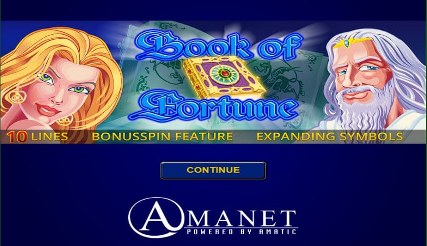 Book of Fortune slot machine - A Jewel in Amatic's Crown
